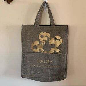 Marc Jacobs Olive Tote with Gold Floral Design. NWOT